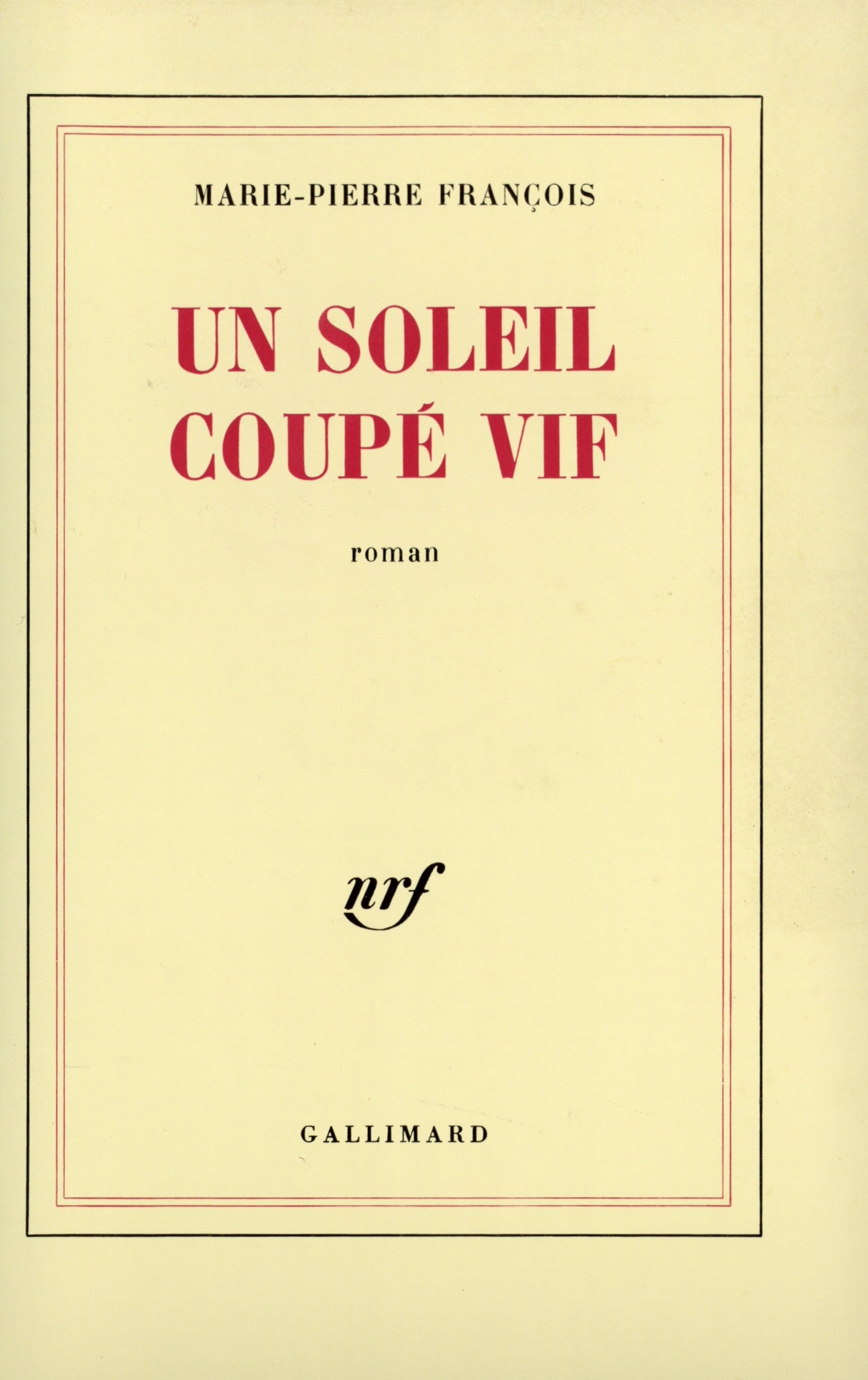 SOLEIL COUPE VIF