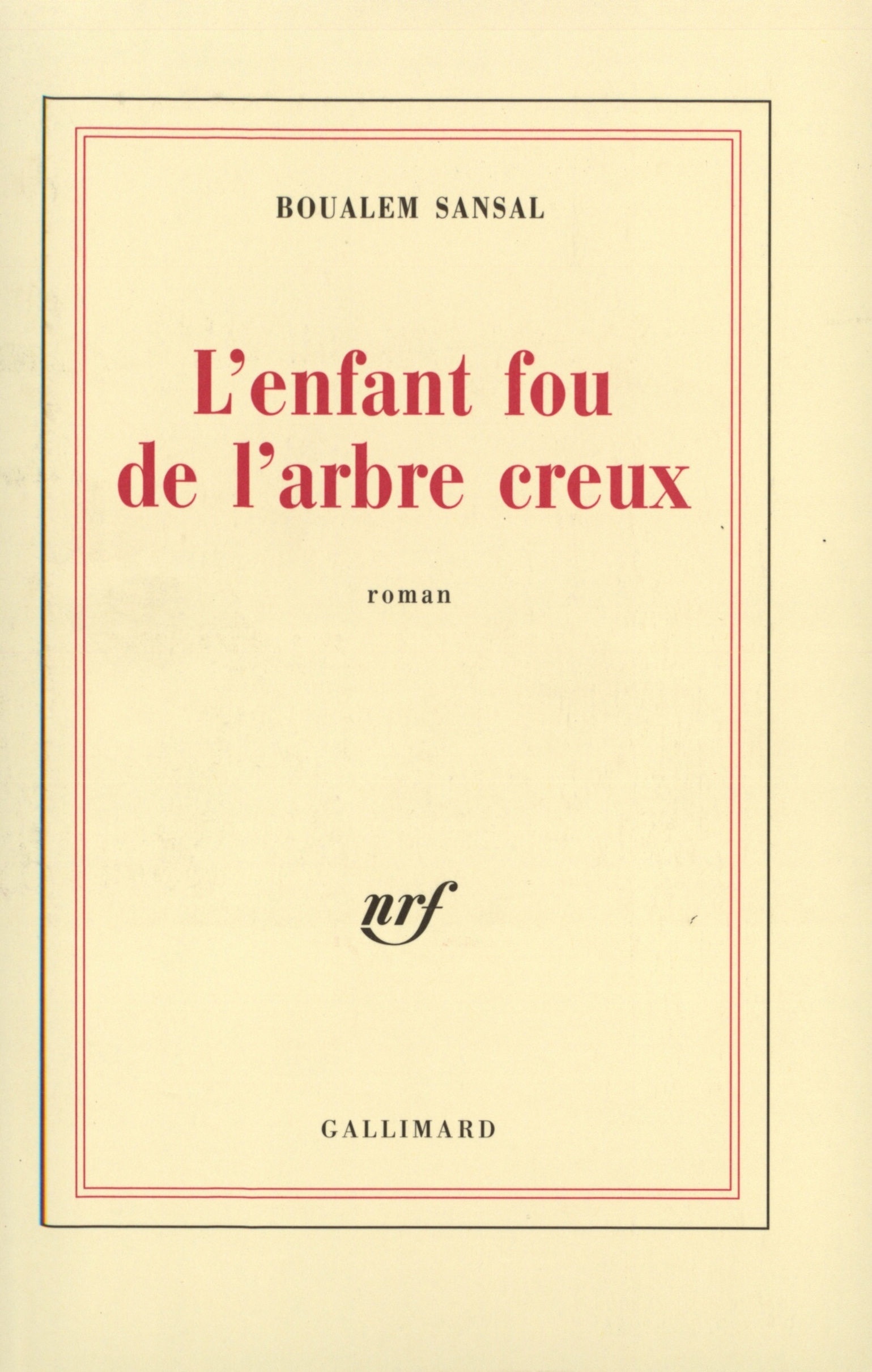 ENFANT FOU DE L'ARBRE CREUX