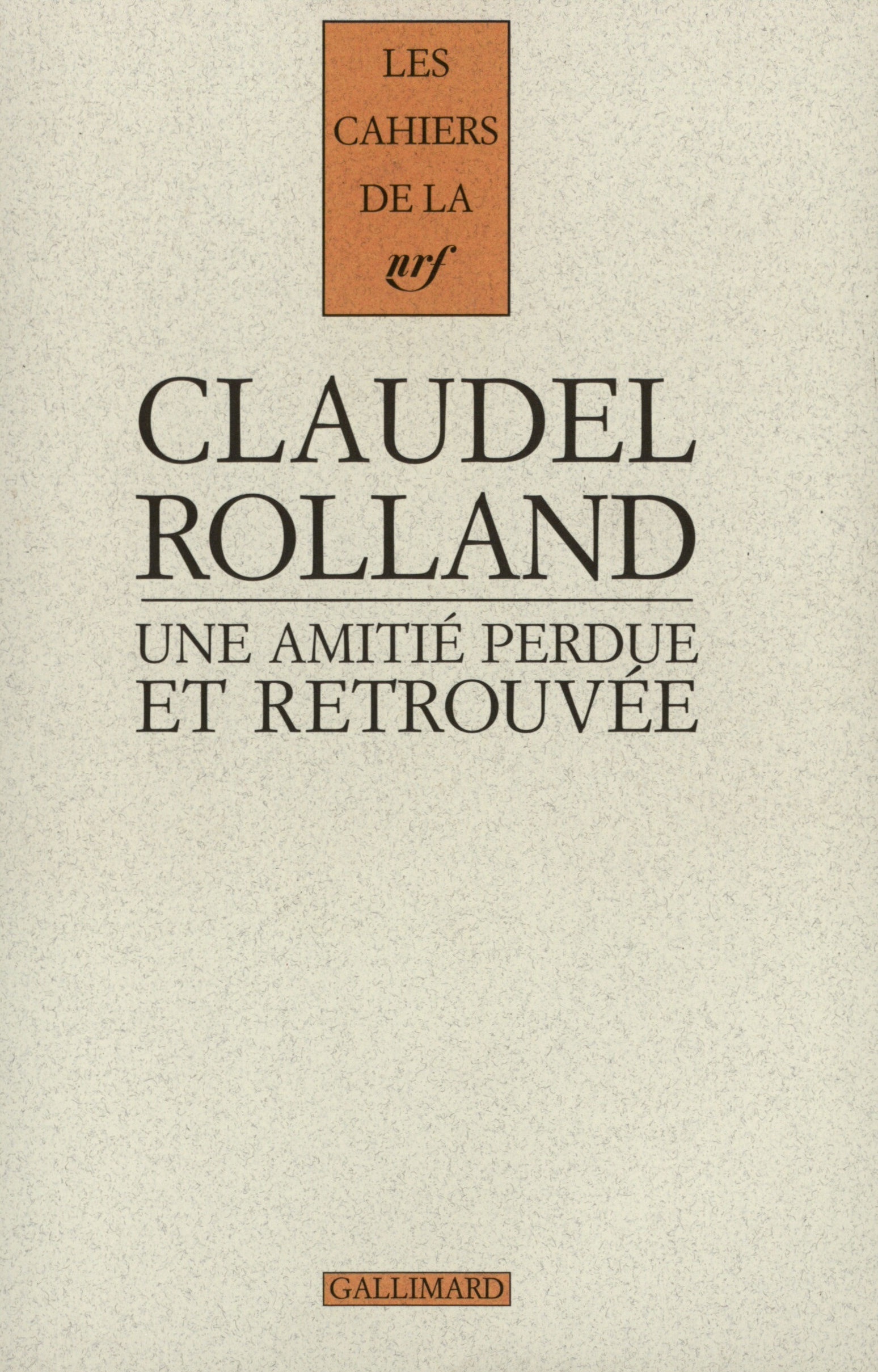 AMITIE PERDUE ET RETROUVEE