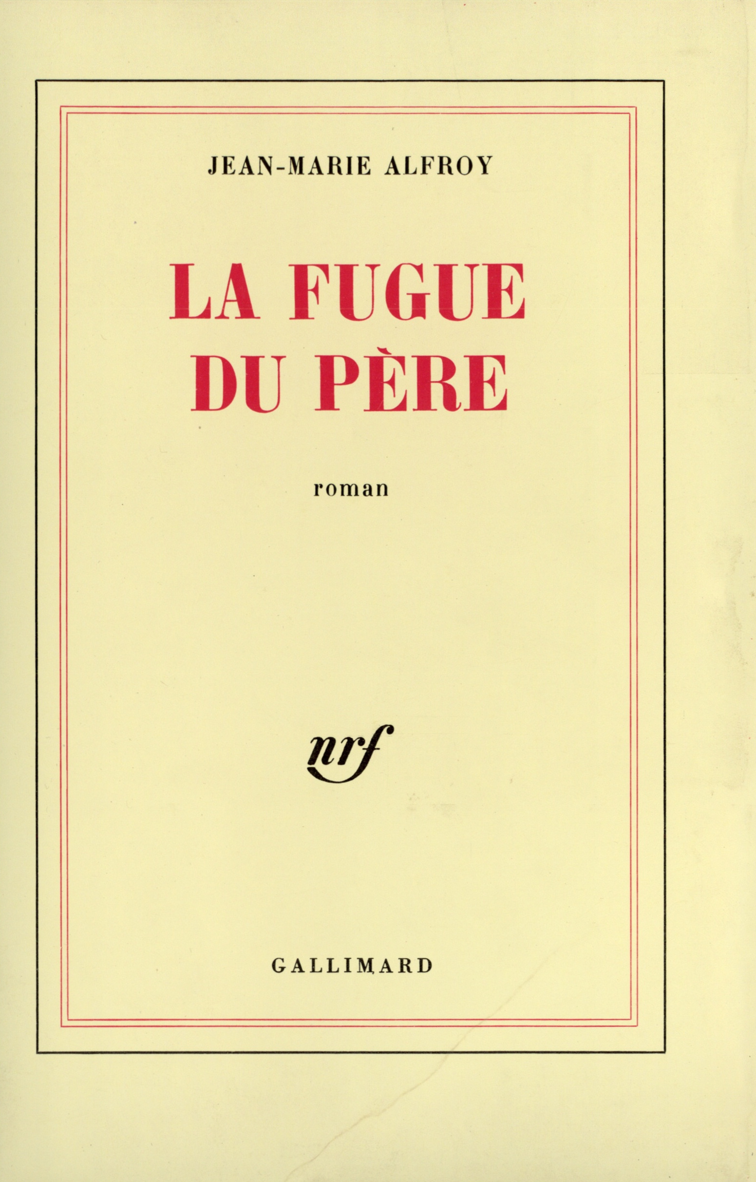 FUGUE DU PERE