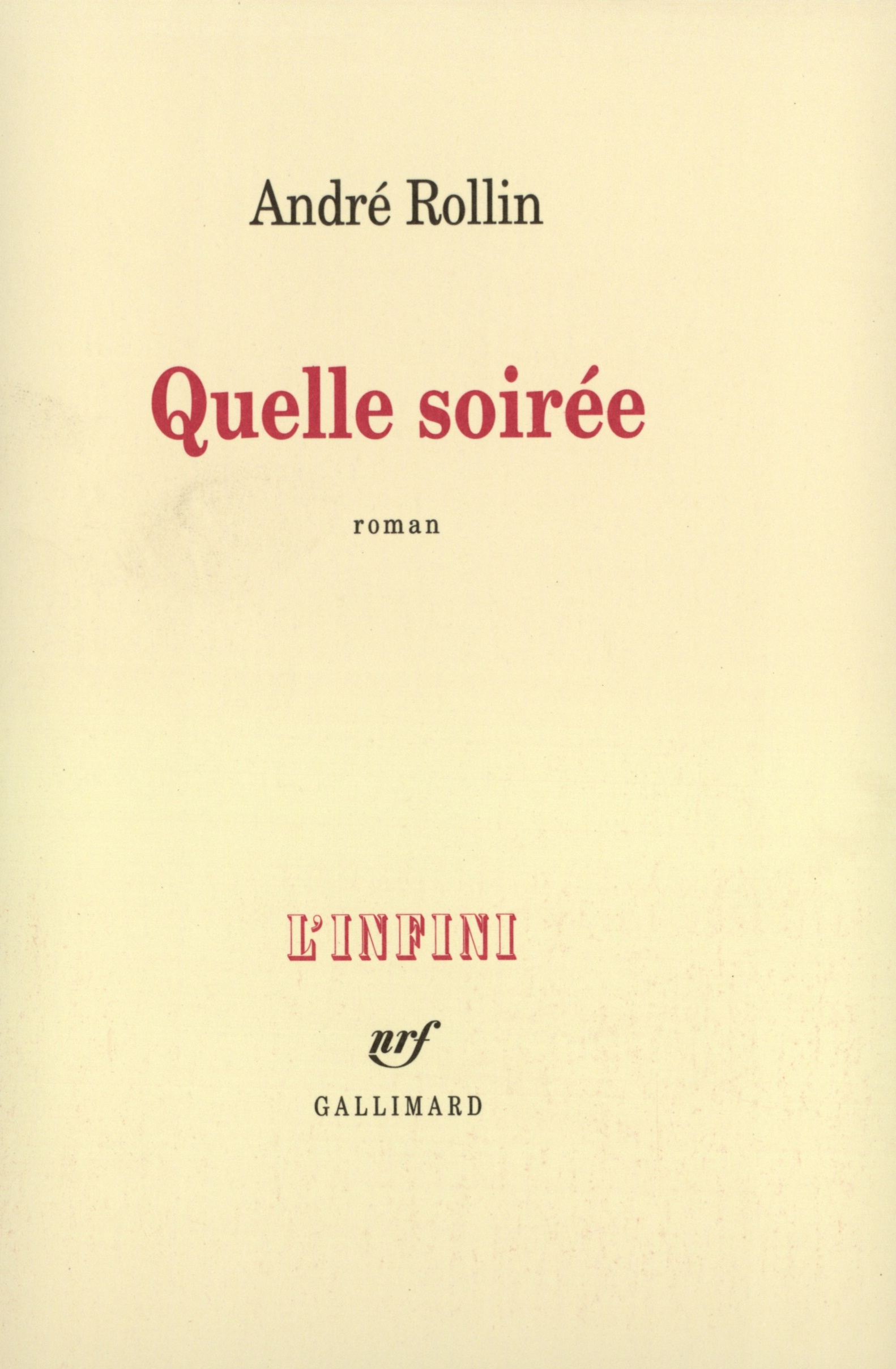 QUELLE SOIREE