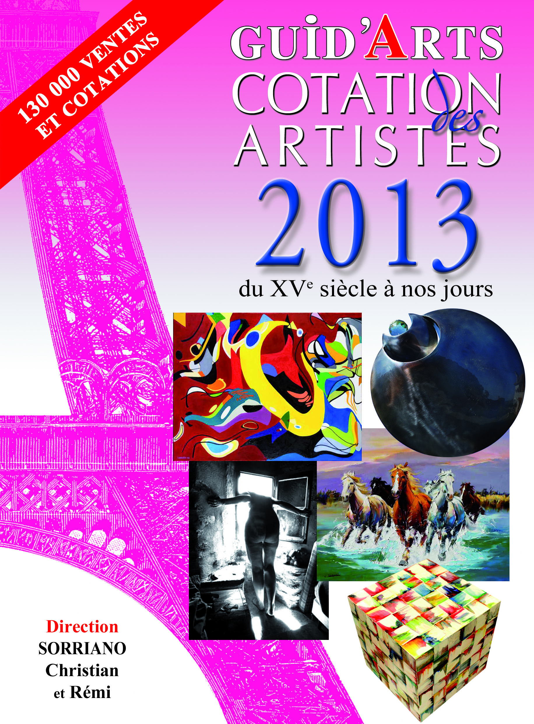 GUID´ARTS COTATION DES ARTISTES 2013