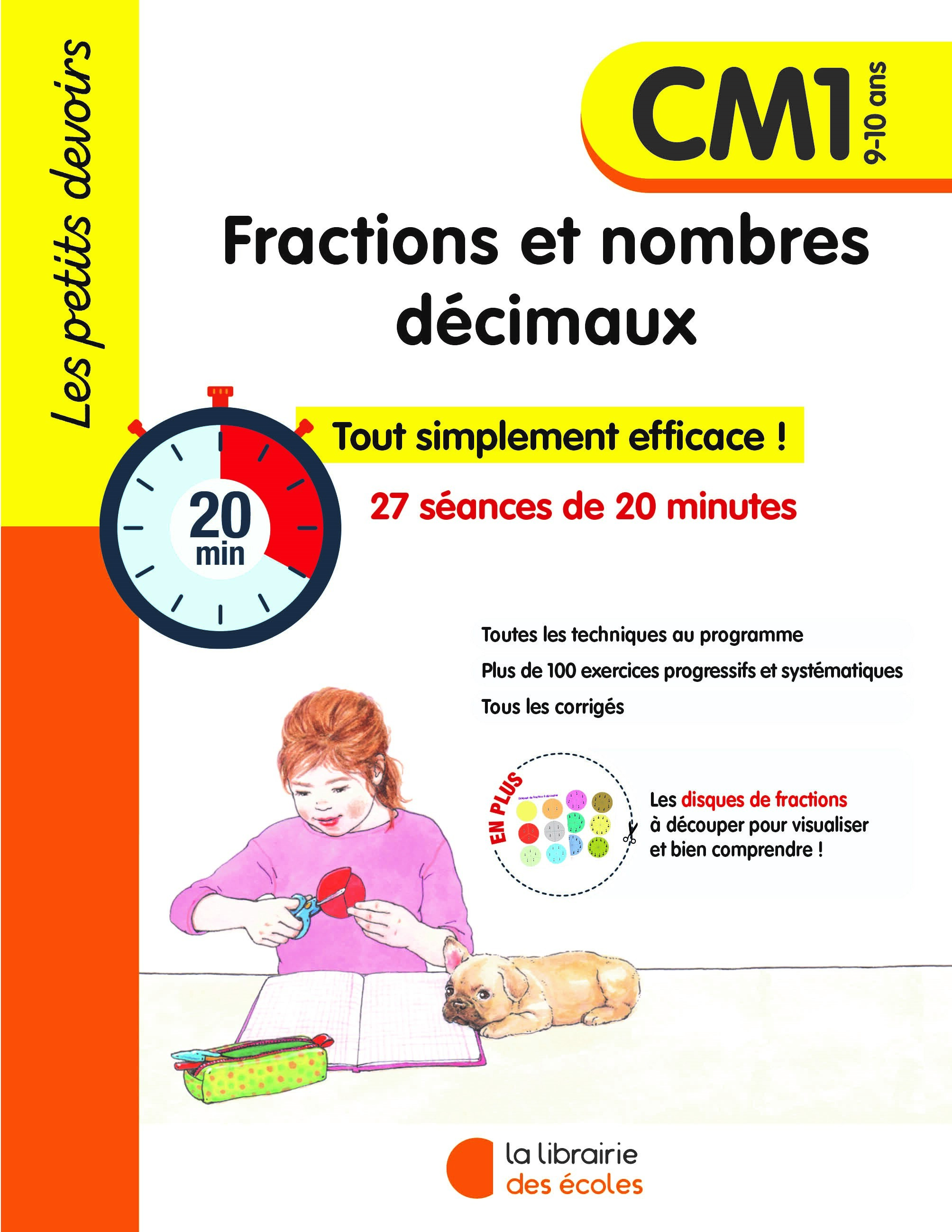 PETITS DEVOIRS - FRACTIONS ET NOMBRES DECIMAUX CM1