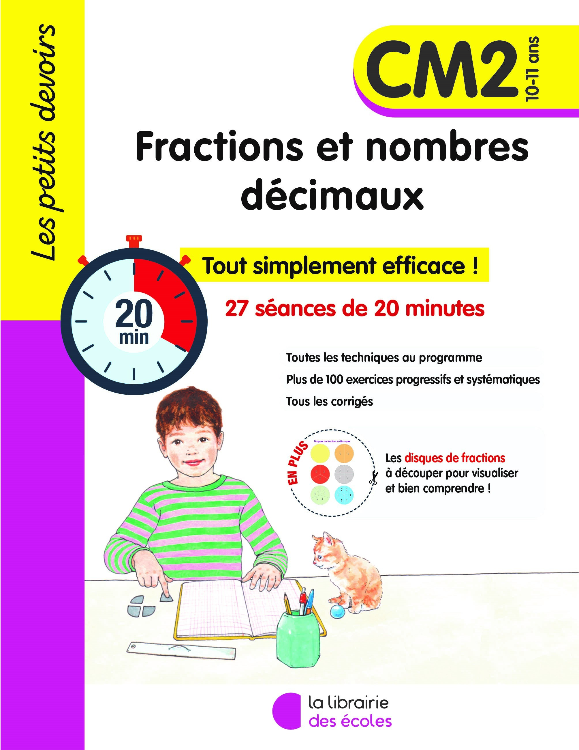 PETITS DEVOIRS - FRACTIONS ET NOMBRES DECIMAUX CM2