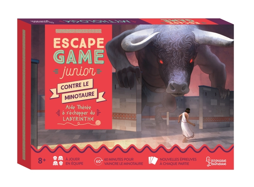 ESCAPE GAME JUNIOR - CONTRE LE MINOTAURE - AIDE THESEE A S´ECHAPPER DU LABYRINTHE