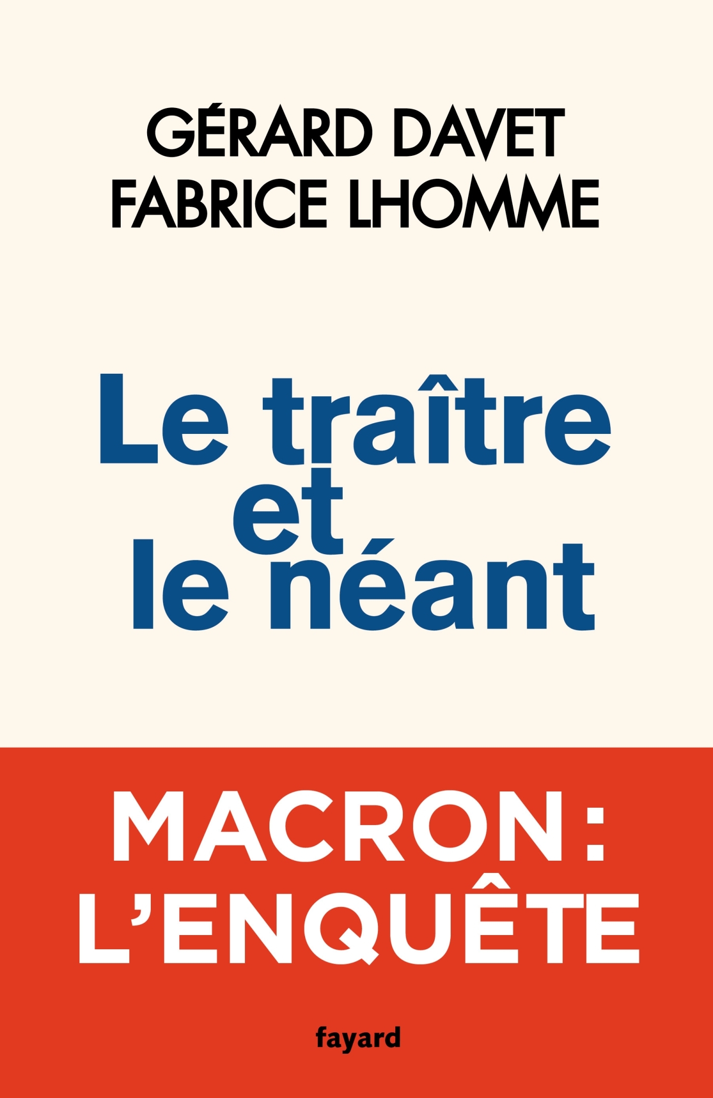 TRAITRE ET LE NEANT