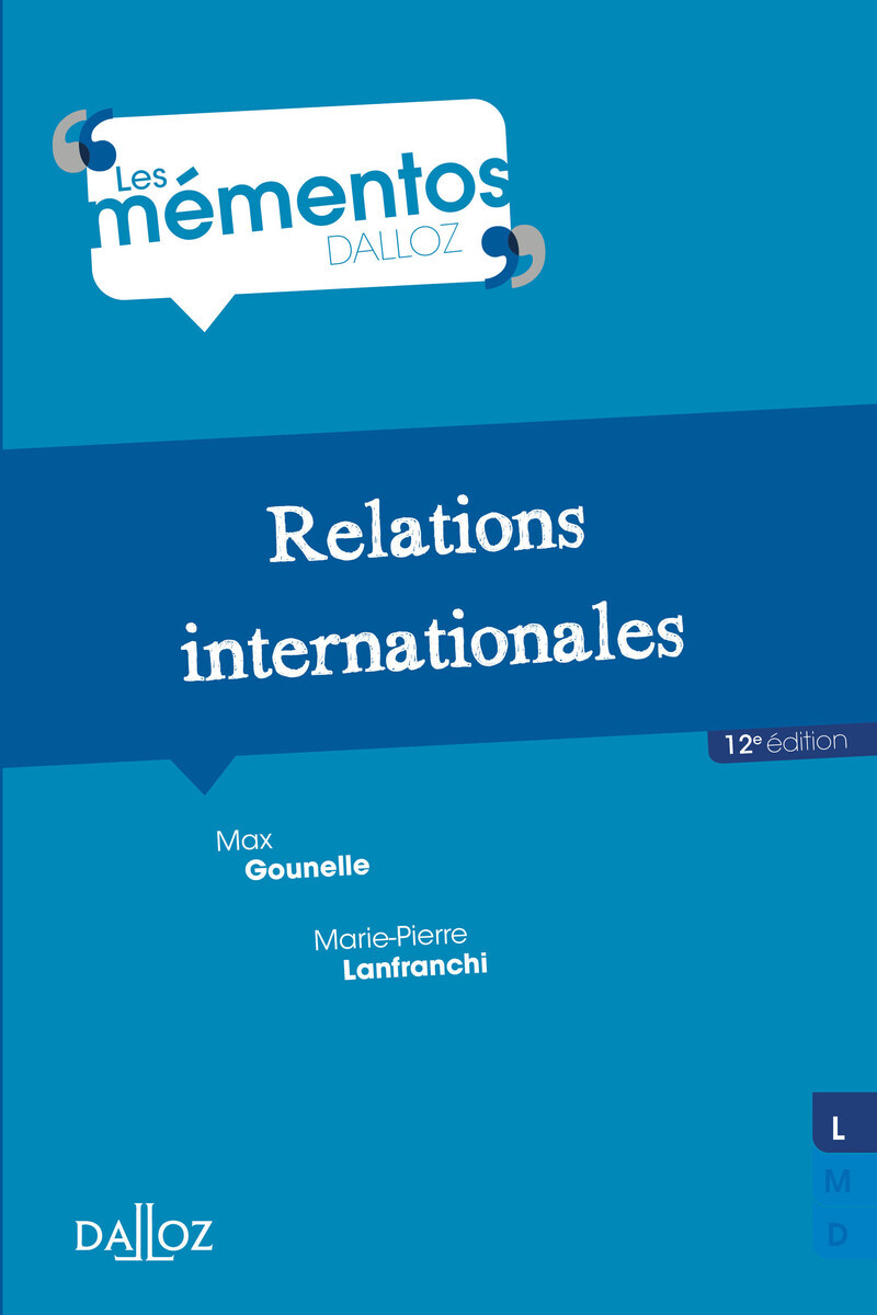 RELATIONS INTERNATIONALES