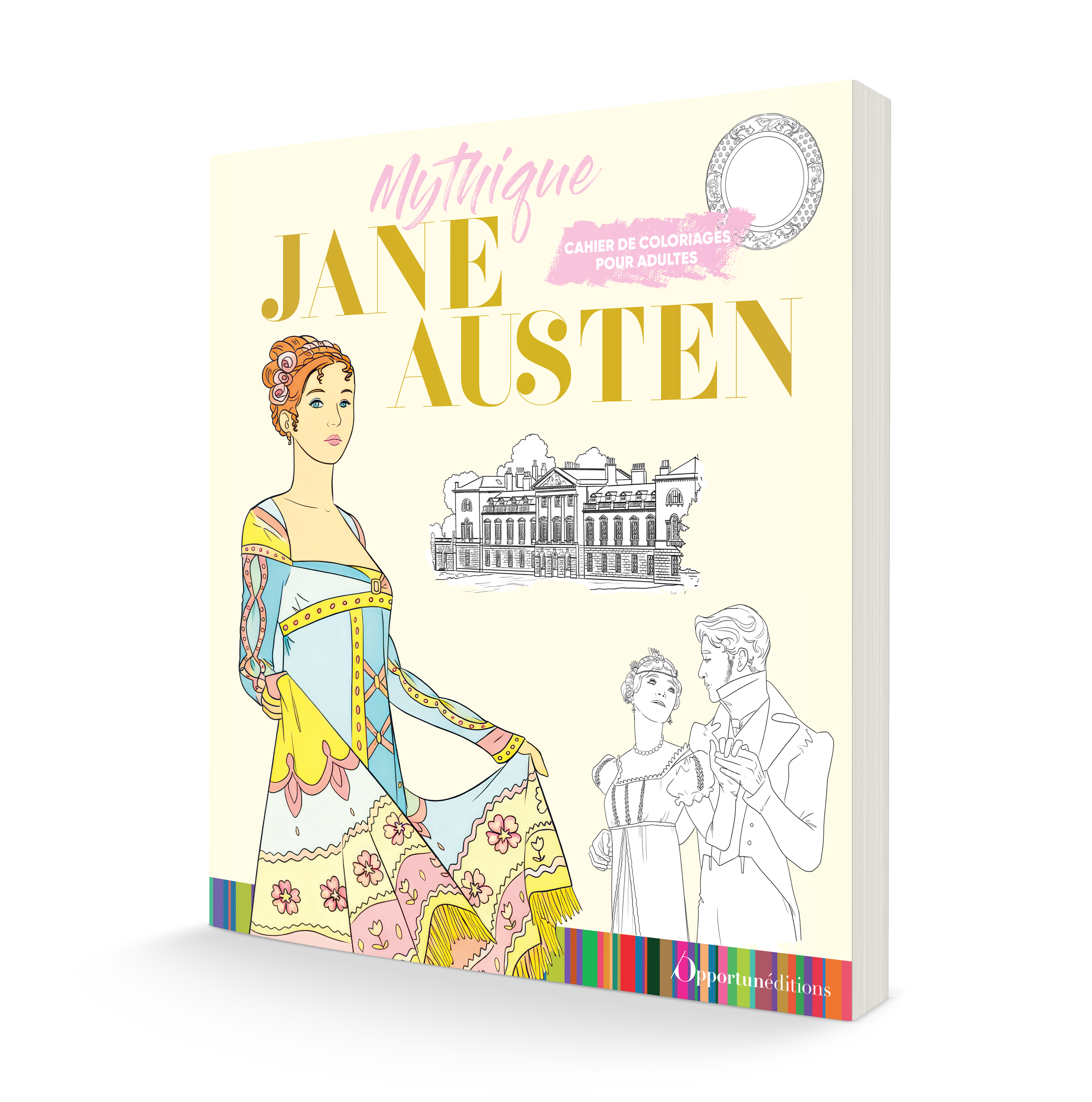 CAHIER DE COLORIAGE JANE AUSTEN - MYTHIQUE JANE AUSTEN