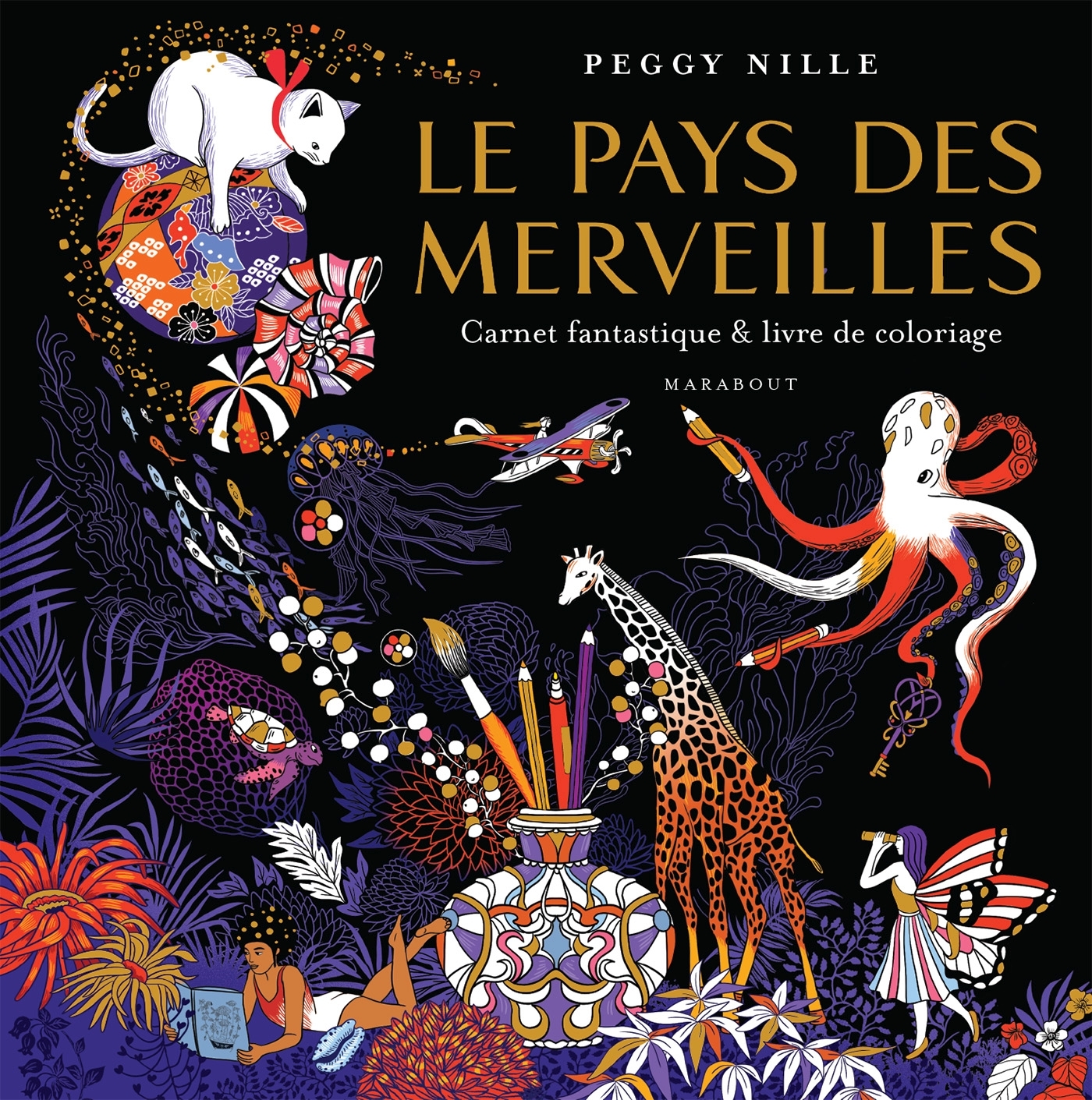 PAYS DES MERVEILLES - CARNET FANTASTIQUE & LIVRE DE COLORIAGE
