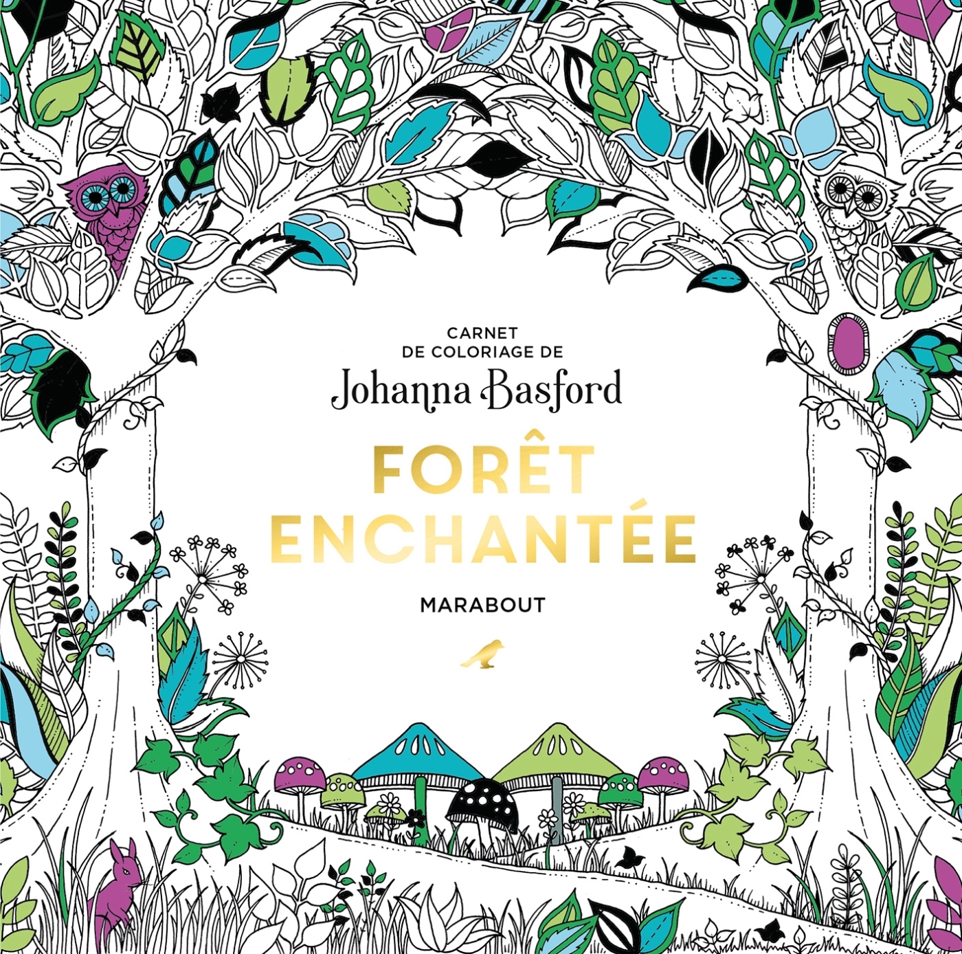 PETIT LIVRE DE COLORIAGES - FORET ENCHANTEE