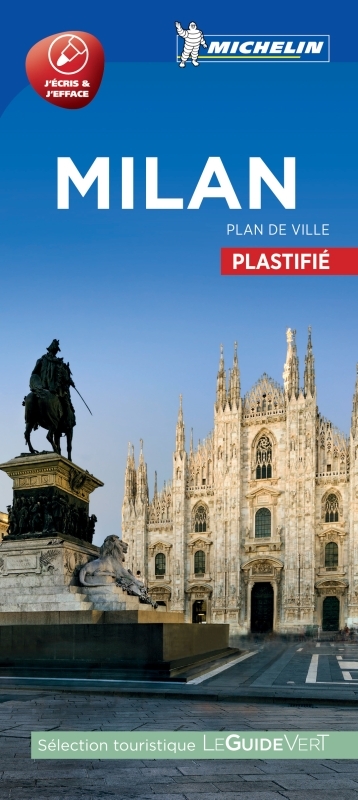 MILAN - PLAN DE VILLE PLASTIFIE