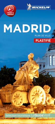 MADRID - PLAN DE VILLE PLASTIFIE