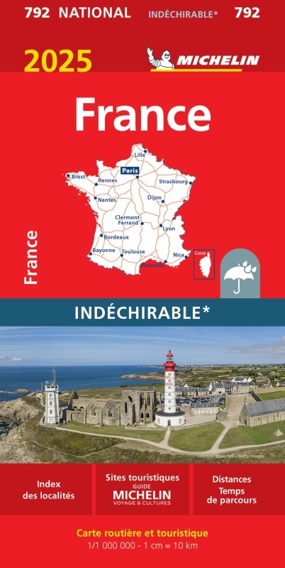 792 CARTE NATIONALE FRANCE 2025 - INDECHIRABLE
