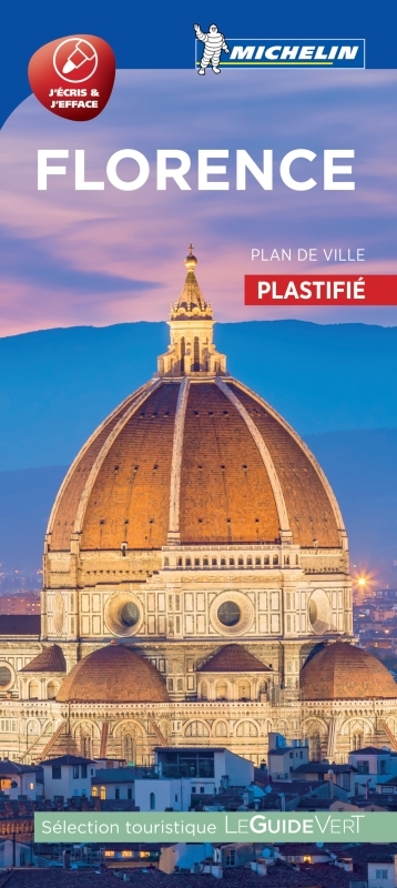 FLORENCE - PLAN DE VILLE PLASTIFIE
