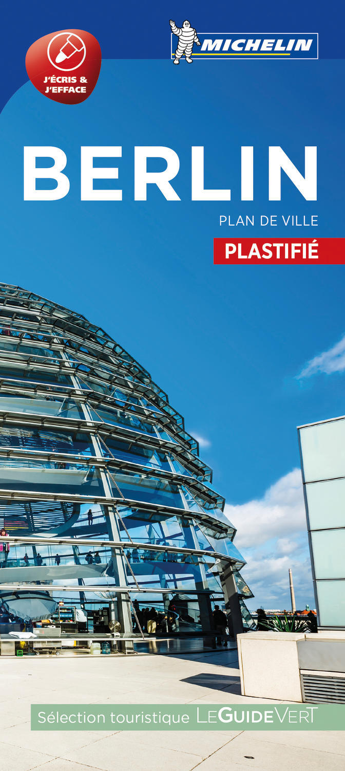 BERLIN - PLAN DE VILLE PLASTIFIE