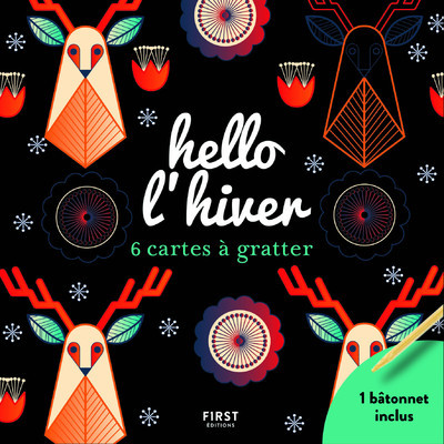 HELLO L´HIVER - 6 CARTES A GRATTER