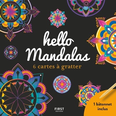 CARTES A GRATTER HELLO MINI MANDALA