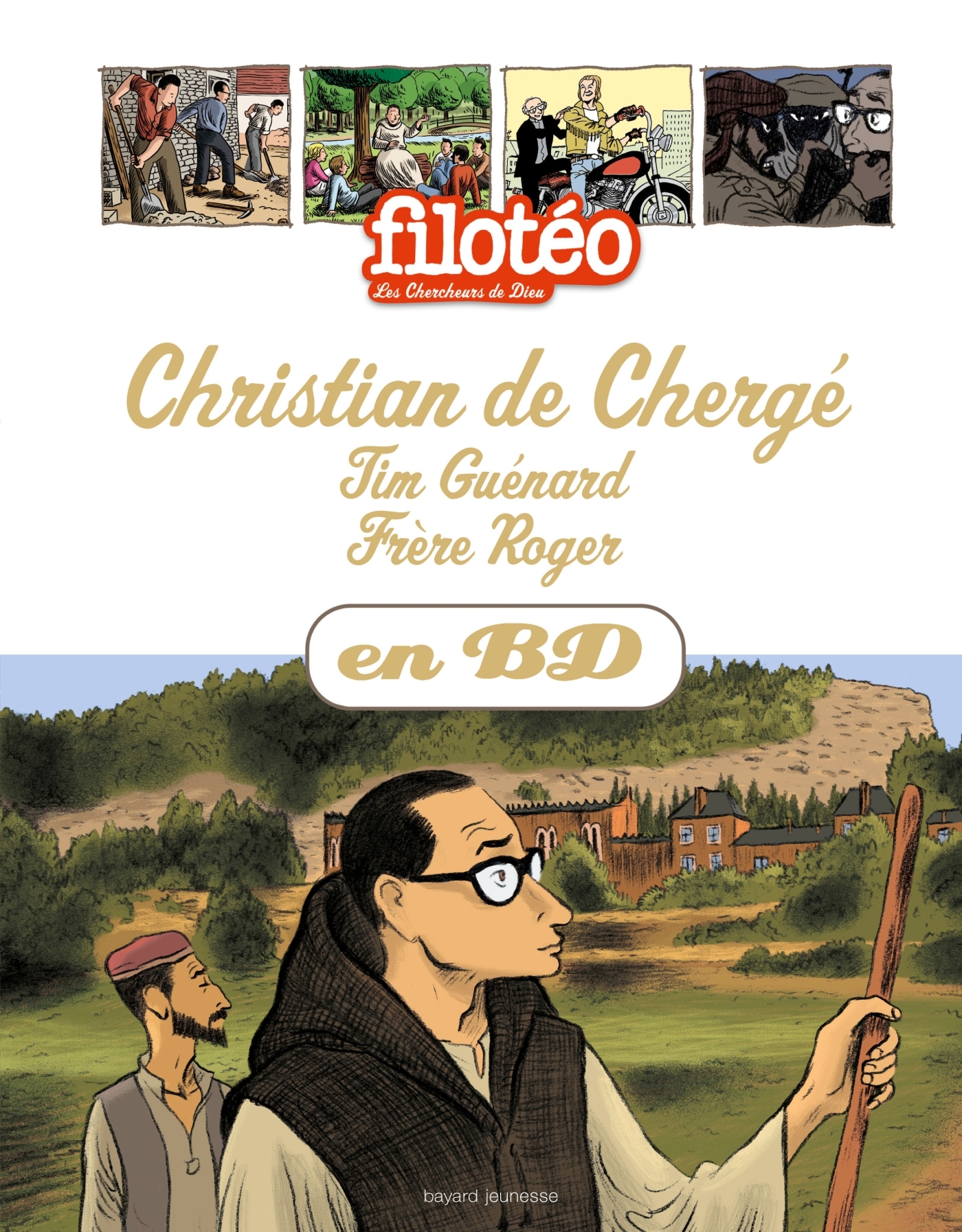 CHR DE CHERGE FRERE ROGER TIM GUENA EN BD T24