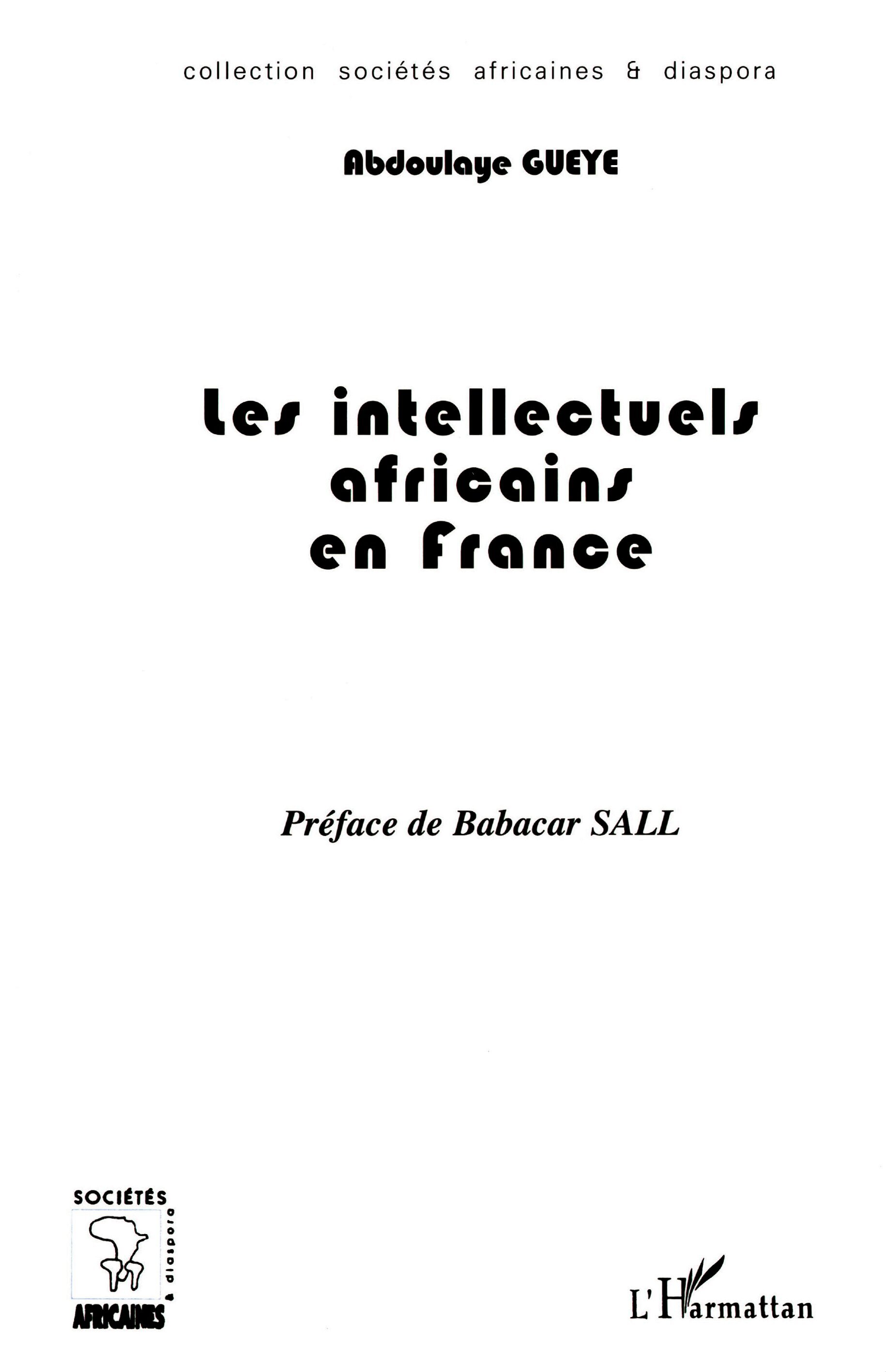 INTELLECTUELS AFRICAINS (LES) EN FRANCE