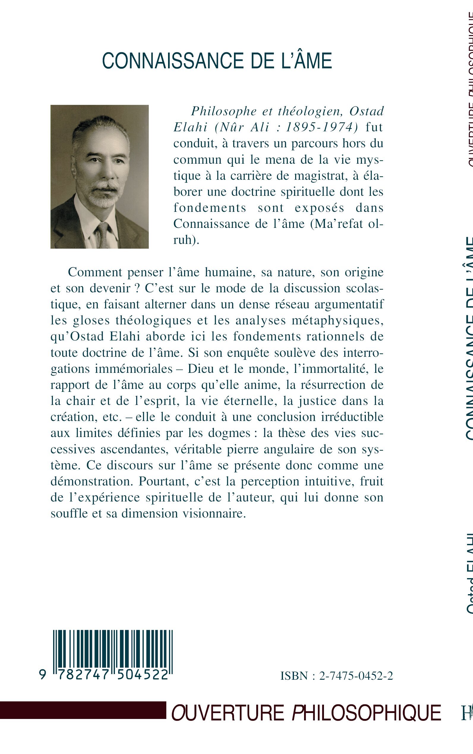 CONNAISSANCE DE L´AME