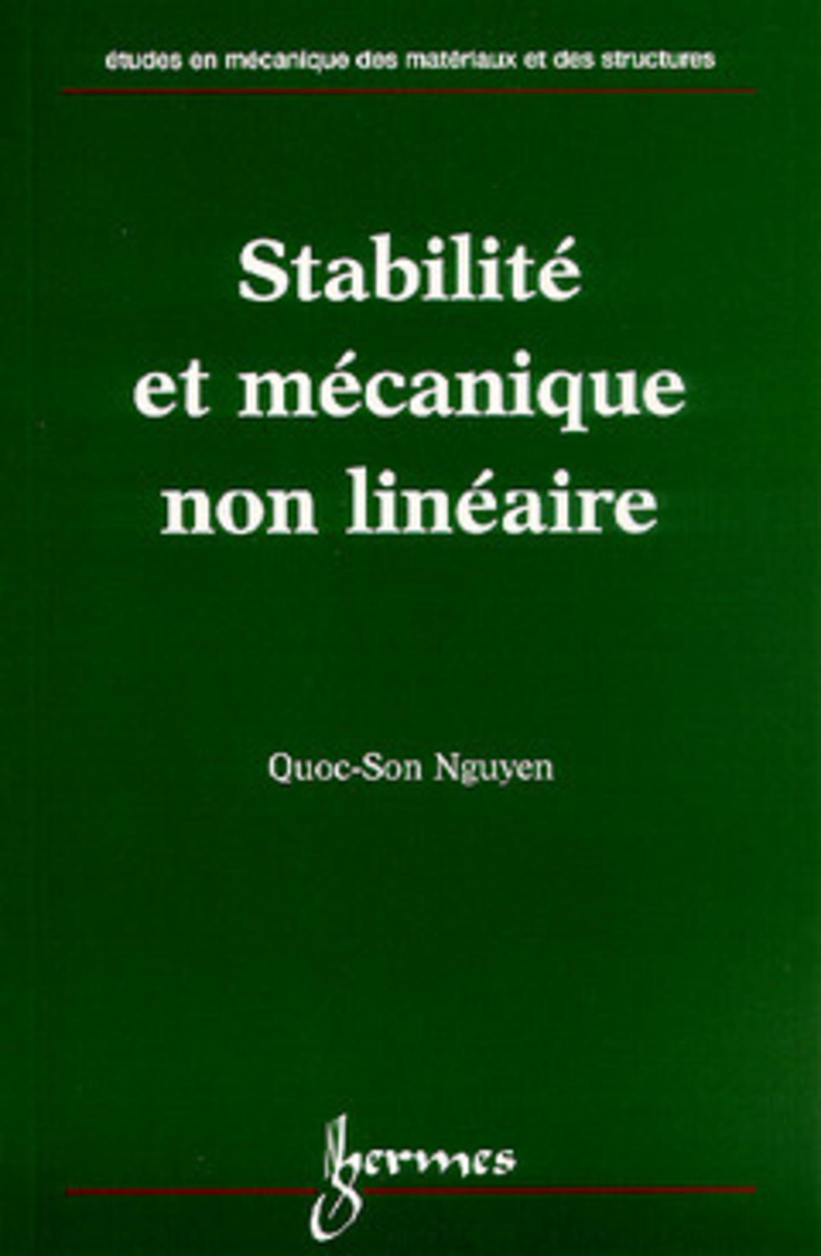 STABILITE ET MECANIQUE NON LINEAIRE
