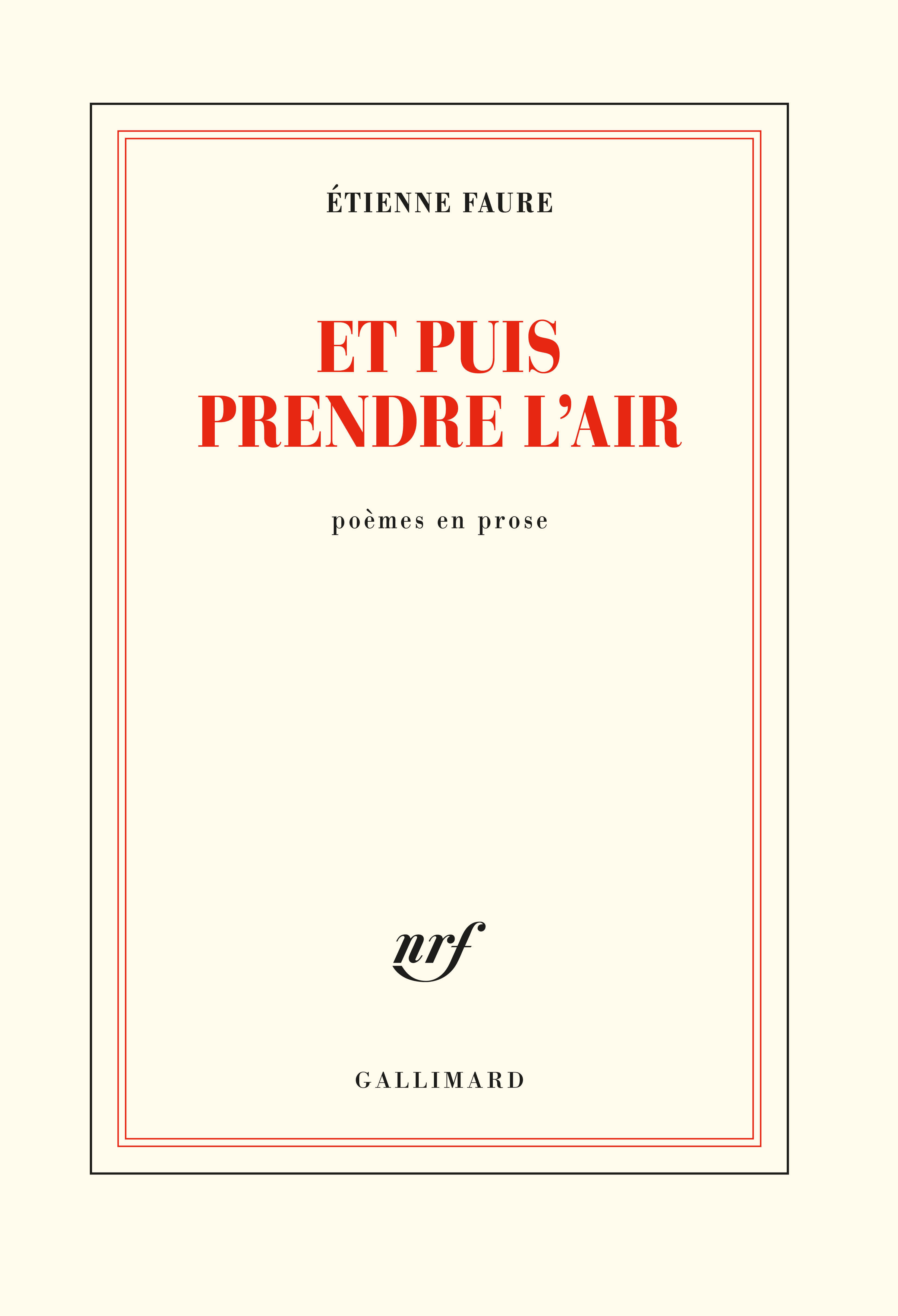 ET PUIS PRENDRE L´AIR