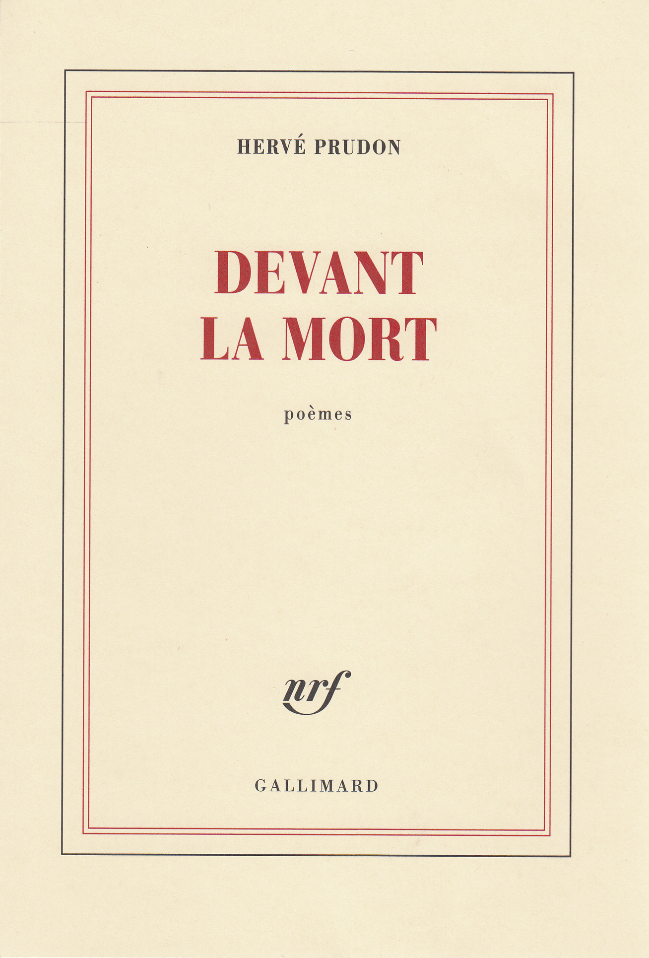 DEVANT LA MORT