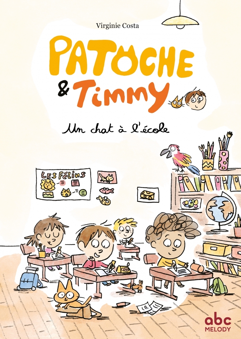 PATOCHE ET TIMMY - UN CHAT A L ECOLE