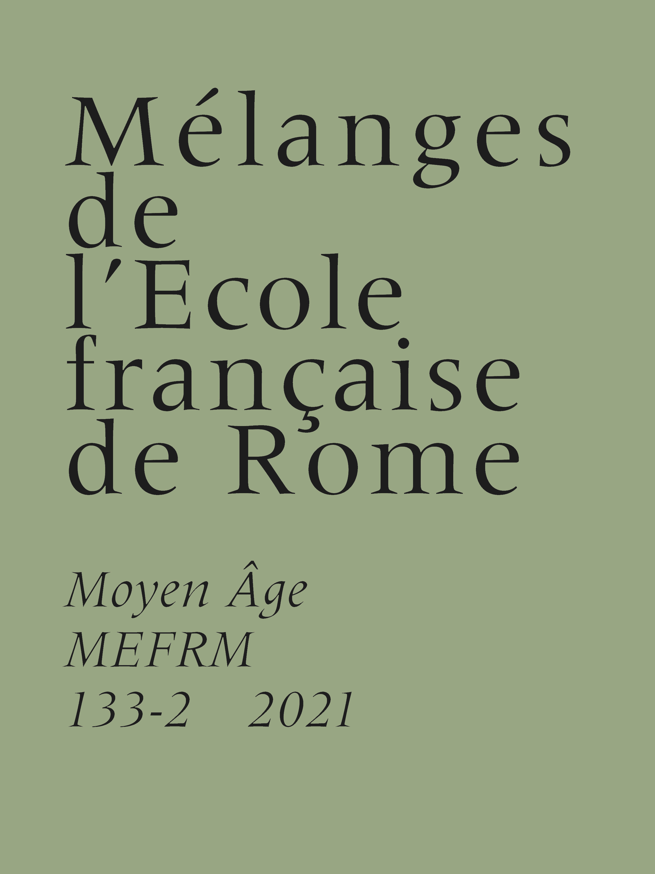 MELANGES DE L´ECOLE FRANCAISE DE ROME. MOYEN AGE - LA CORSE MEDIEVALE, ILE D´ITALIE