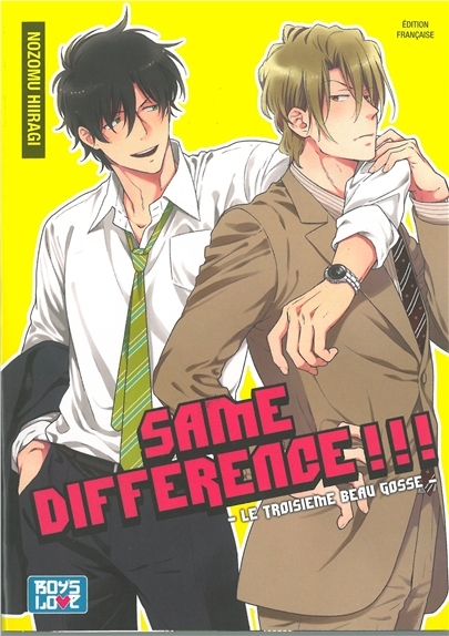 SAME DIFFERENCE - LE TROISIEME BEAU GOSSE - TOME 3 - LIVRE (MANGA) + STREAMING - YAOI