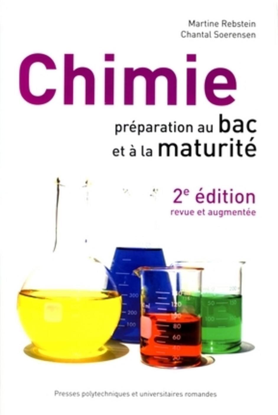 CHIMIE. PREPARATION AU BAC ET A LA MATURITE