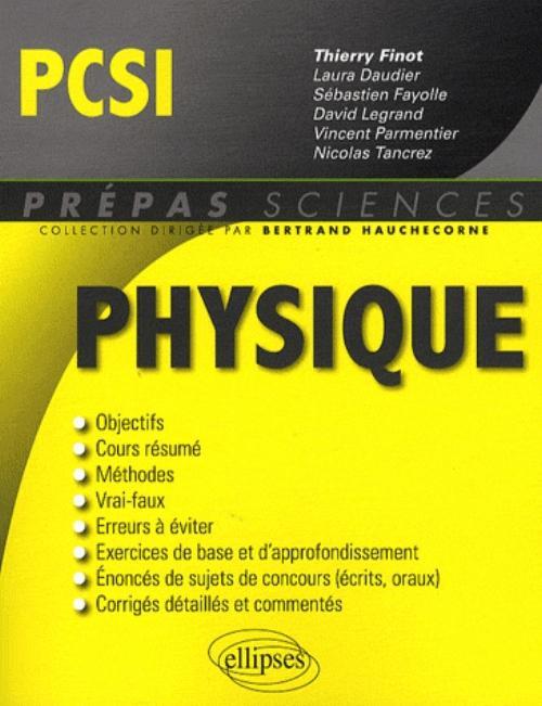 PHYSIQUE PCSI