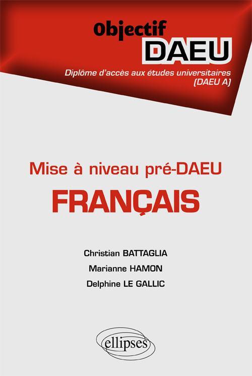 FRANCAIS OBJECTIF PRE-DAEU A MISE A NIVEAU