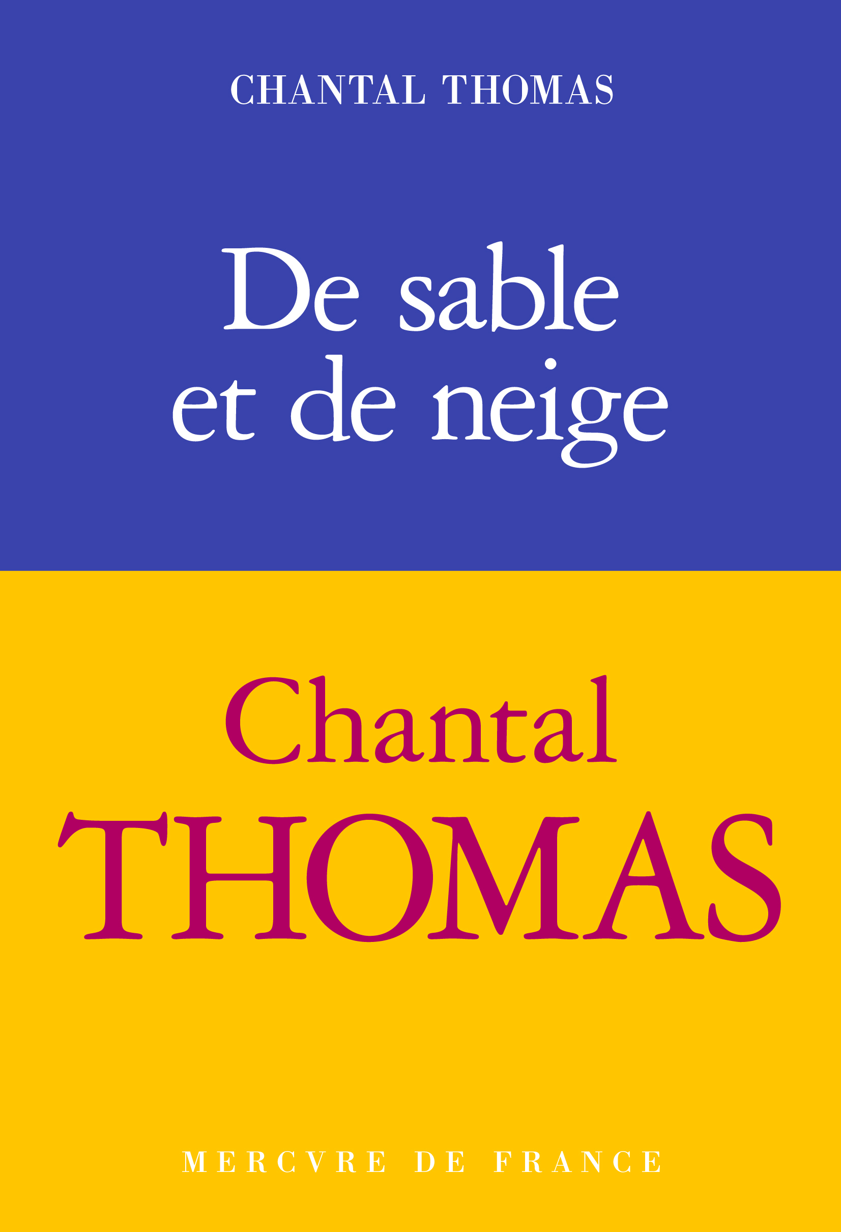 DE SABLE ET DE NEIGE