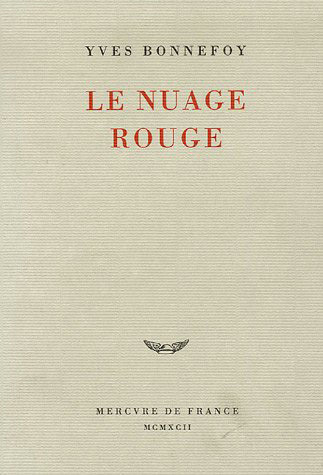 NUAGE ROUGE(ESSAI SUR LA POETIQUE)