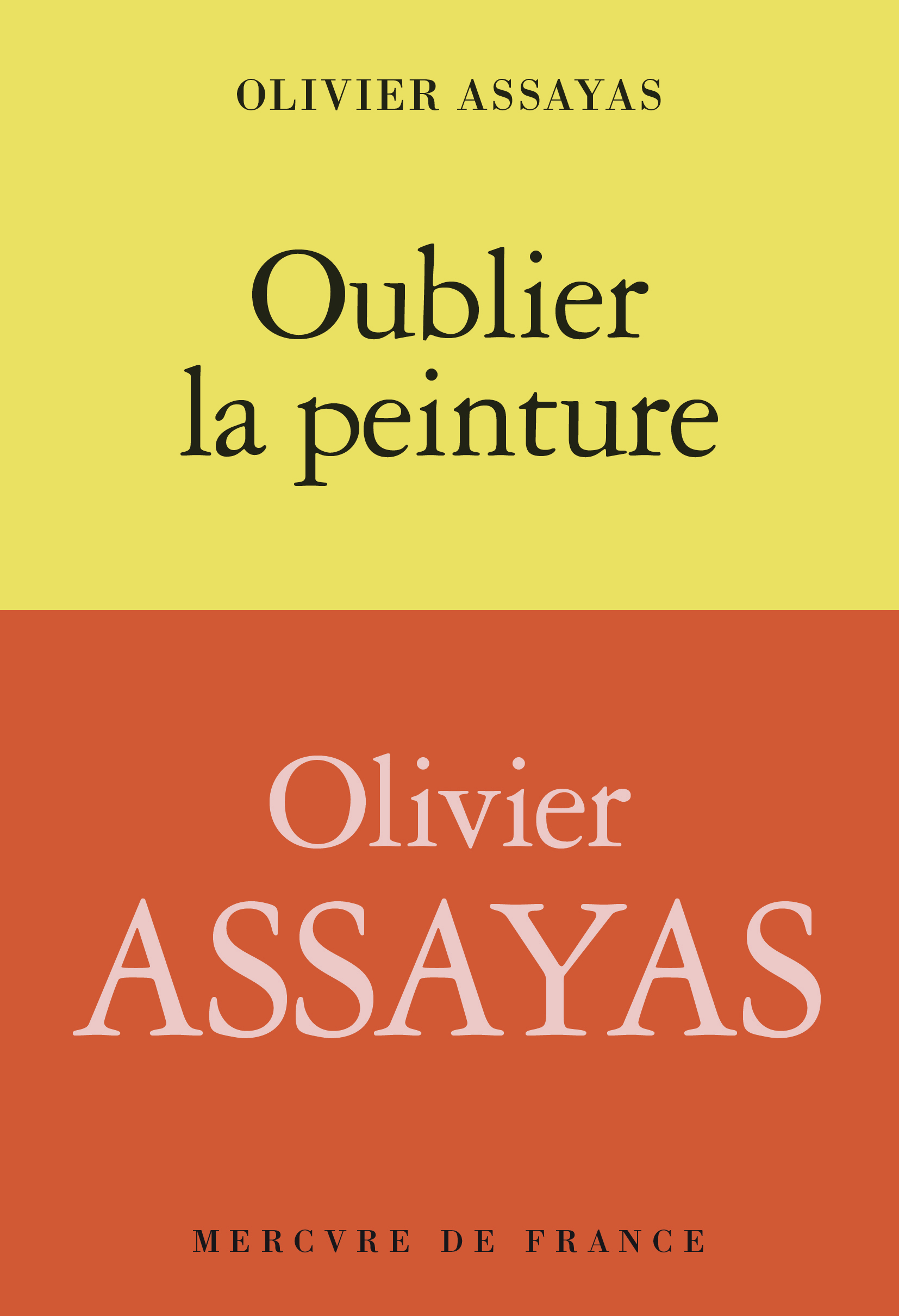 OUBLIER LA PEINTURE