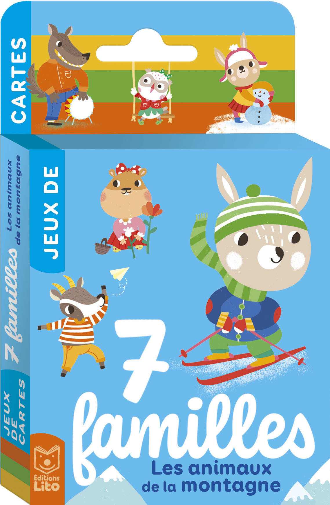 JEUX 7 FAMILLES LES ANIMAUX DE LA MONTAGNE