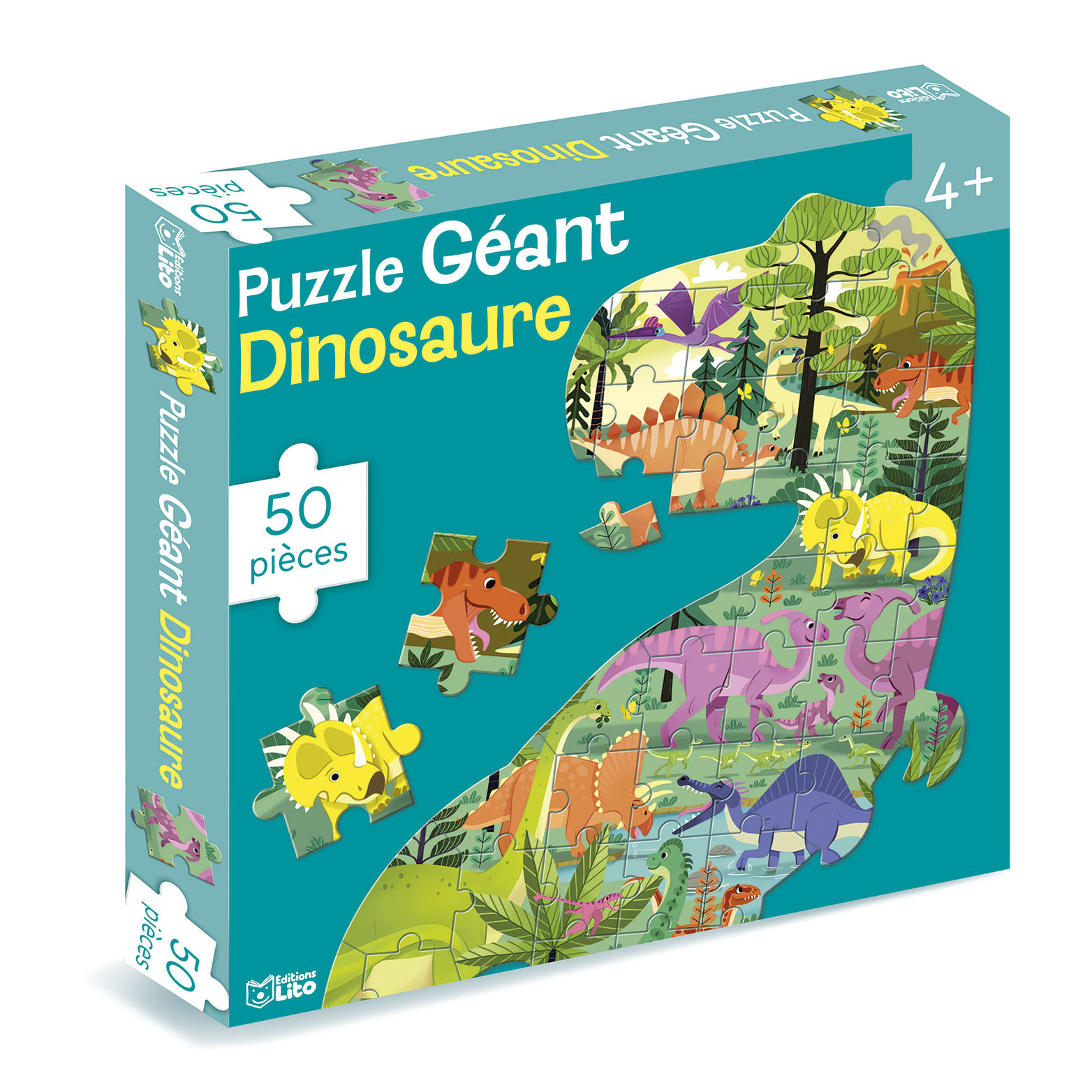 PUZZLE GEANT DINAUSORE 50 PIECES