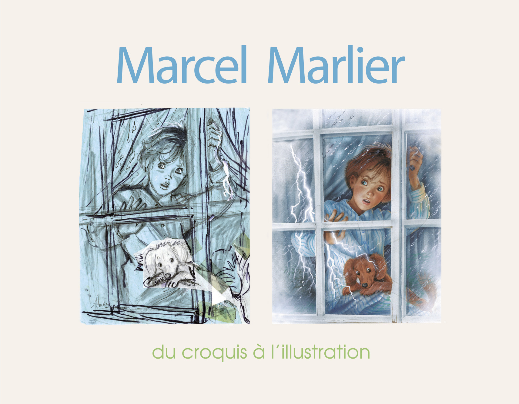 MARLIER, DU CROQUIS A L´ILLUSTRATION