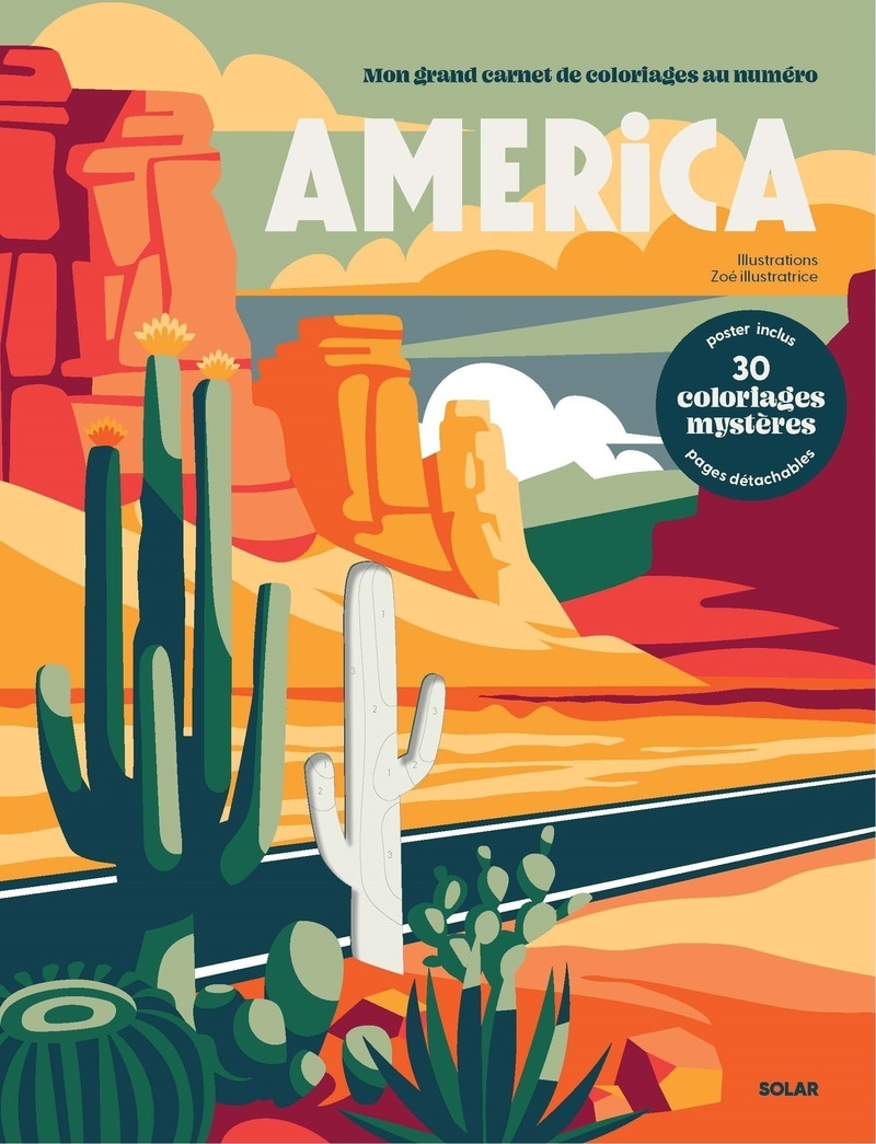 AMERICA - COLORIAGES AU NUMERO