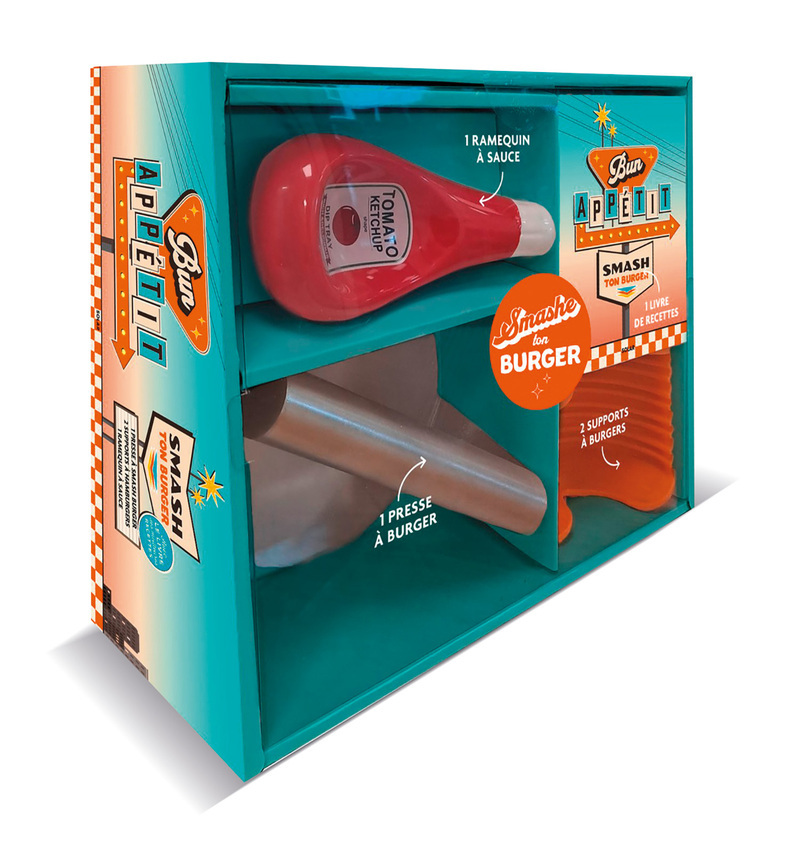 COFFRET BUN APPETIT, SMASH TON BURGER
