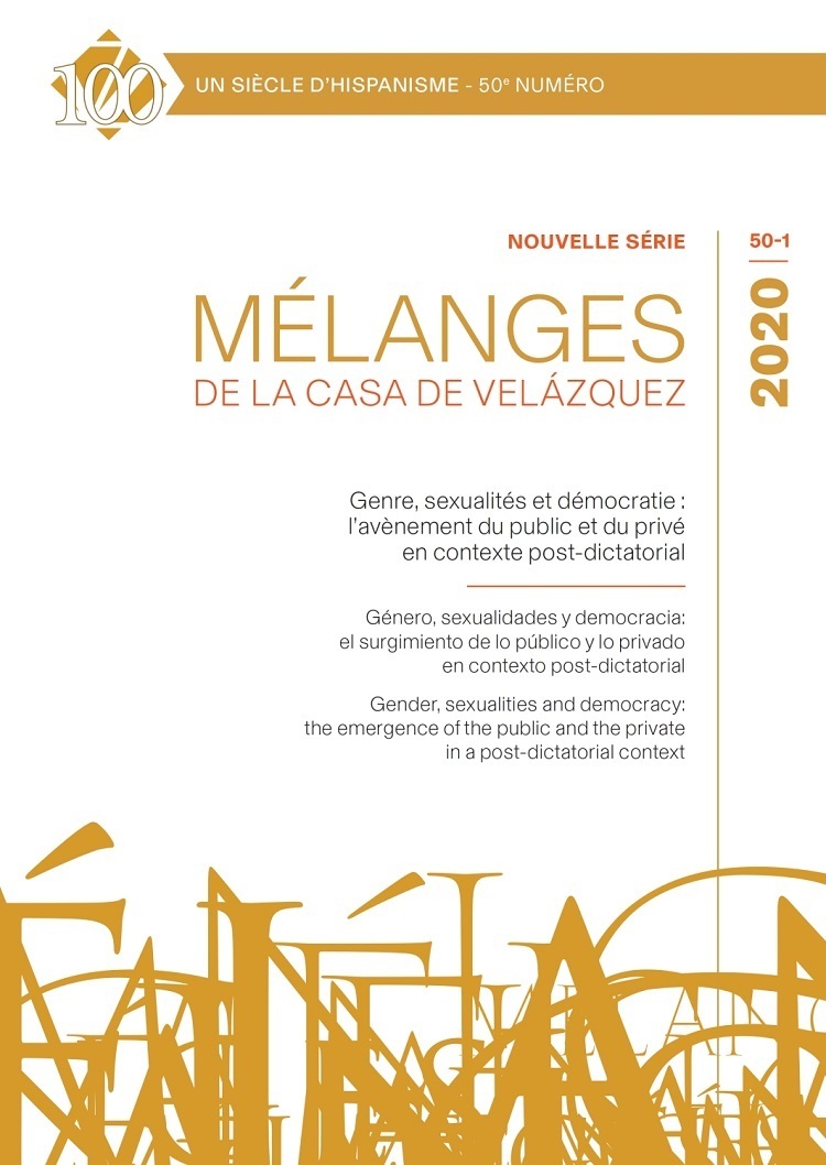 GENRE, SEXUALITES ET DEMOCRATIE : L´AVENEMENT DU PUBLIC ET DU PRIVE EN CONTEXTE POST-DICTATORIAL
