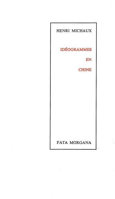 IDEOGRAMMES EN CHINE