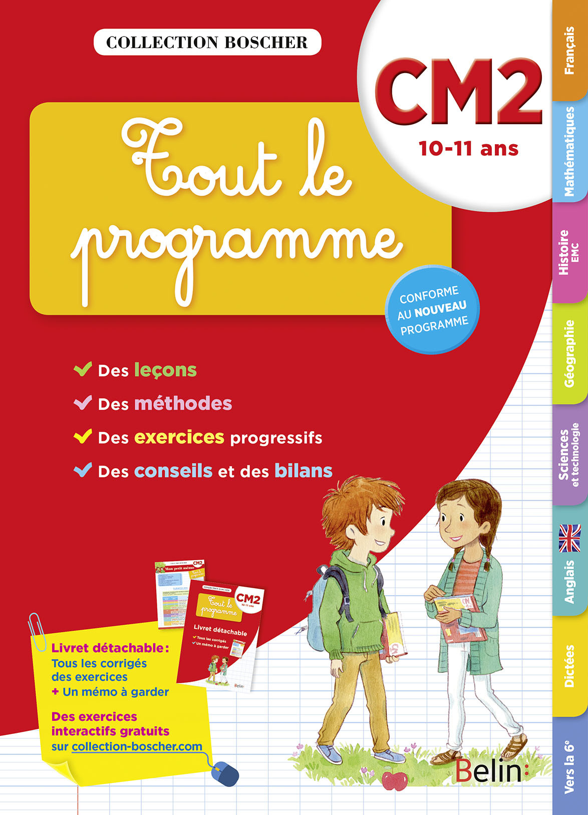 BOSCHER, TOUT LE PROGRAMME CM2 2016