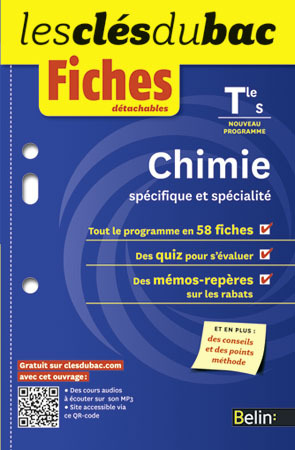 CLES DU BAC 2013 FICHES CHIMIE TLE OB + SPE