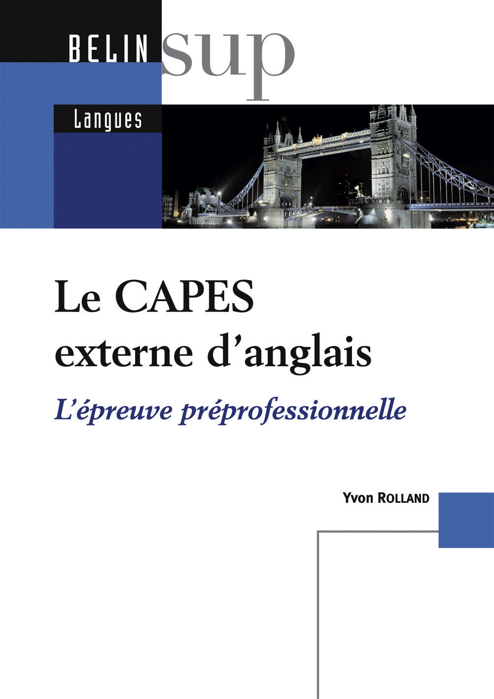 CAPES ANGLAIS EPREUVE PROFESSIONNELLE