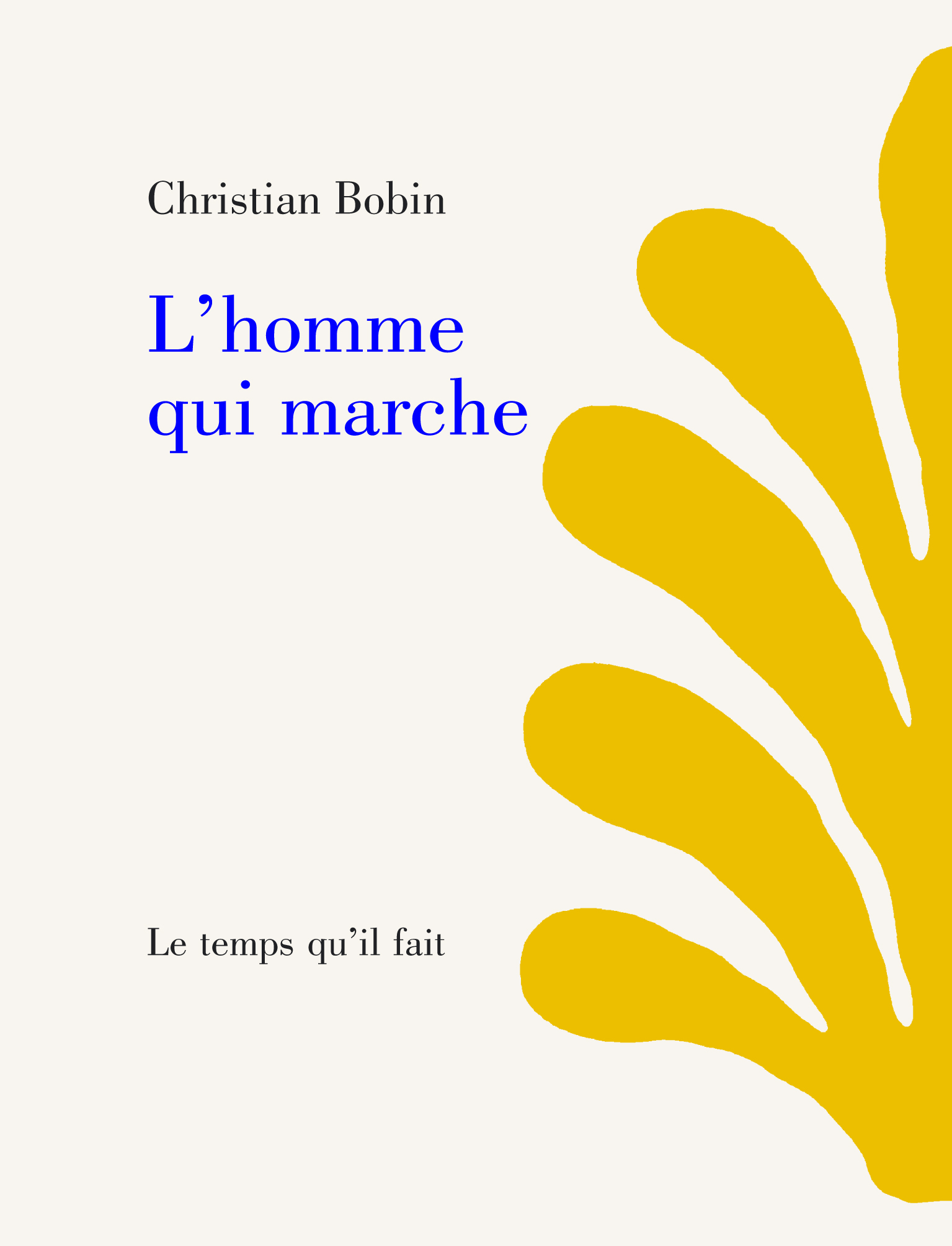HOMME QUI MARCHE