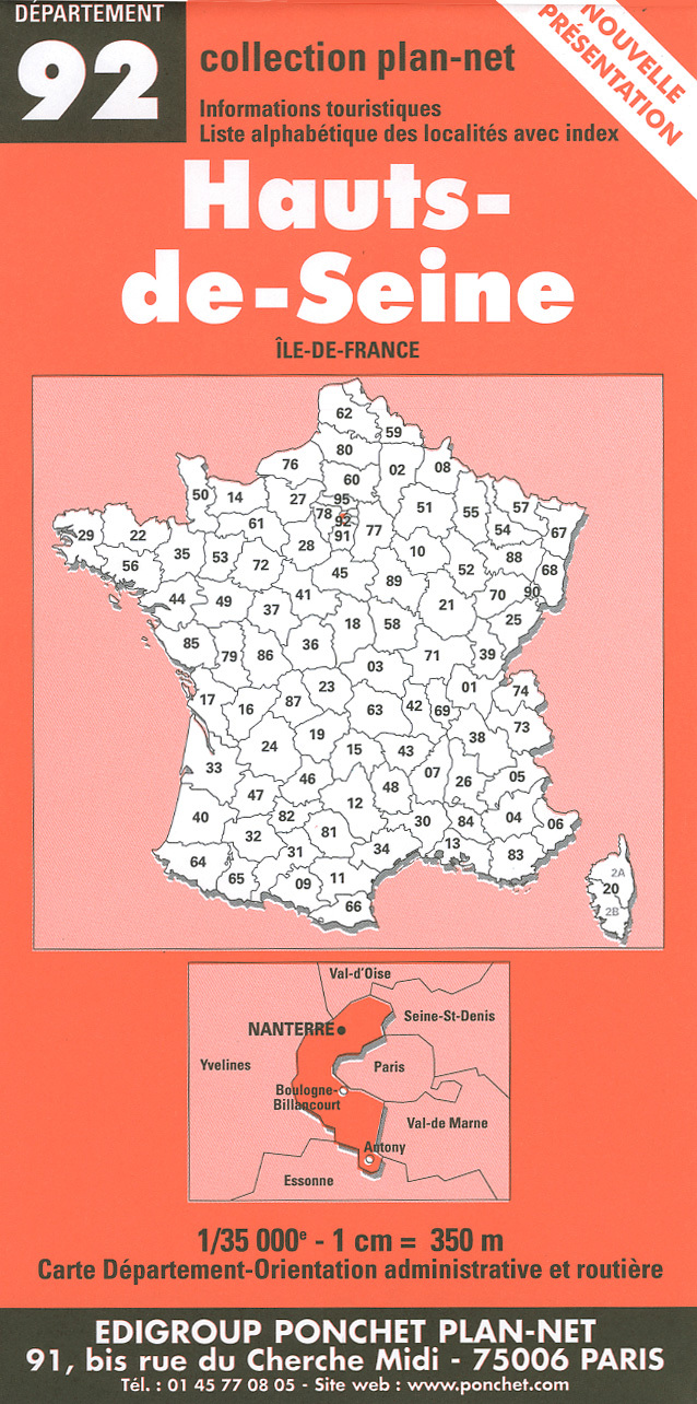 DEPARTEMENT N 92 : HAUTS DE SEINE