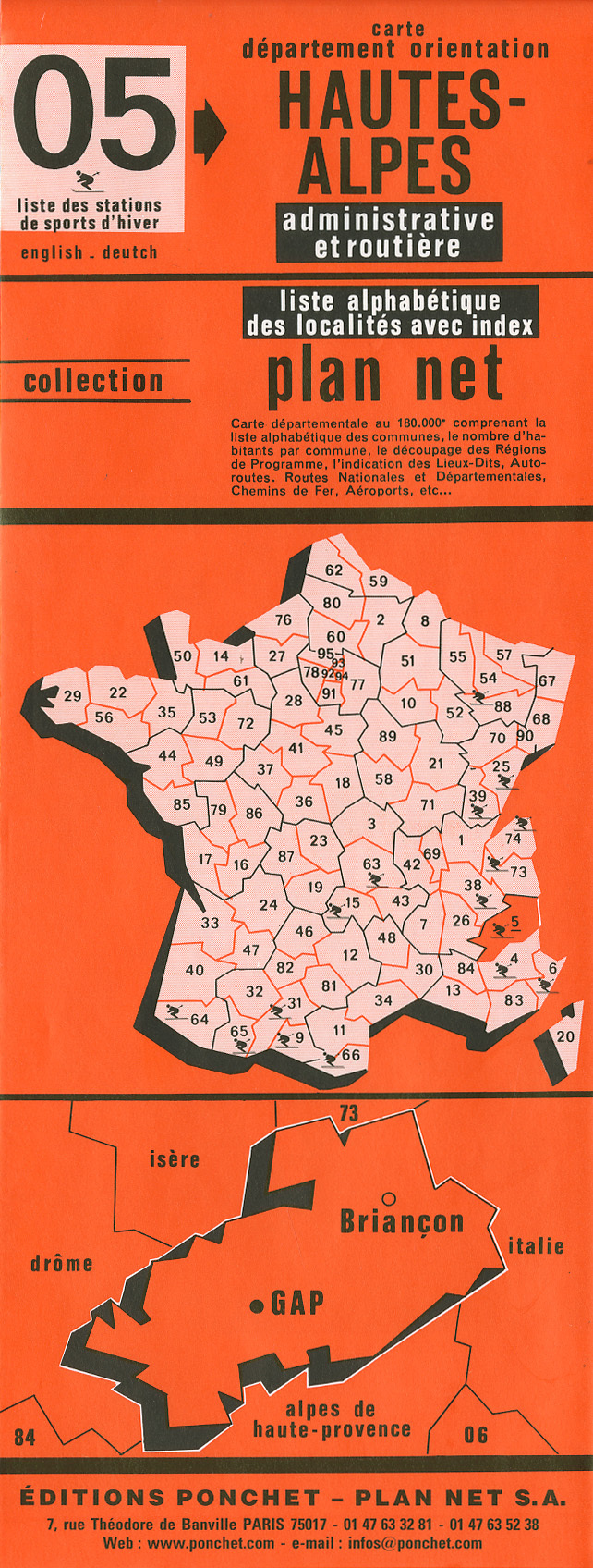 DEPARTEMENT N 05 : HAUTES ALPES