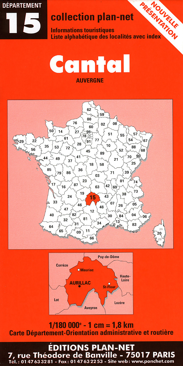 DEPARTEMENT N 15 : CANTAL